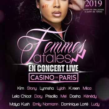 Casting.fr vous invite au Casino de Paris pour le Concert Live des Femmes Fatales !