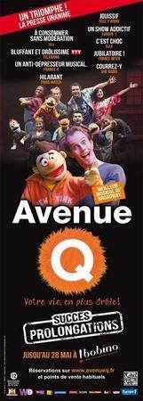 Le spectacle "Avenue Q" joue les prolongations à Bobino !