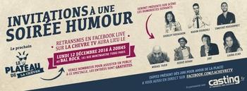 Shirley Soignon et Casting.fr vous invitent à la première scène ouverte d'humoristes gratuite au Bal Rock ce 12 décembre