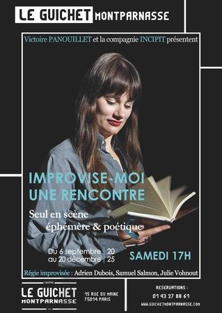 Victoire présente “Improvise-moi une rencontre”, un seul en scène participatif entre rires et émotions