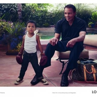 Mohamed Ali et son petit fils, nouvelles égéries de la marque Louis Vuitton