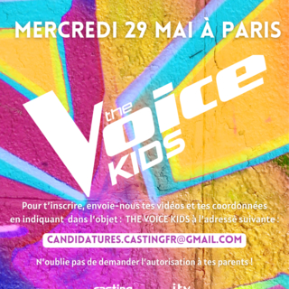 Casting The Voice Kids : Casting.fr, partenaire du télé-crochet, recherche des chanteurs et chanteuses pour la prochaine saison !