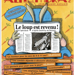 "Le loup est revenu" par la troupe des Nomadesques, un spectacle jeune public à retrouver tous les week-ends à l'Alhambra !