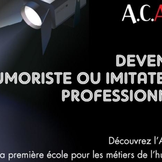 Casting.fr vous présente la première école des métiers de l'humour: l'A.C.A.C