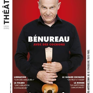 "Bénureau avec des cochons" Un spectacle sarcastique et féroce excessivement drôle!