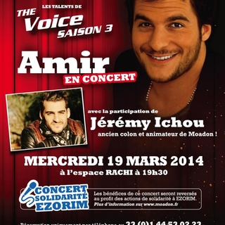 Amir et Jérémy Ichou, candidats de The Voice 3, vous offrent un concert exceptionnel !