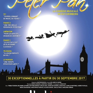 Peter Pan, une comédie musicale délicieuse pour toute la famille dans un décor sublime au Théâtre Bobino