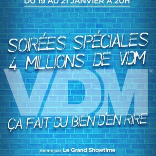 VDM fête ses 4 millions de vdm au theatre Trevise !