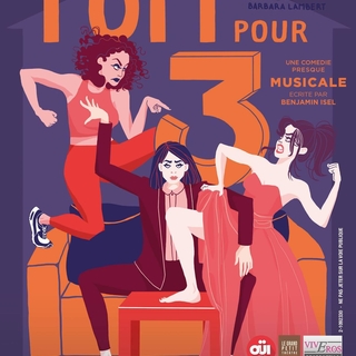 "Un toit pour trois", une pièce de théâtre musicale aux allures burlesques