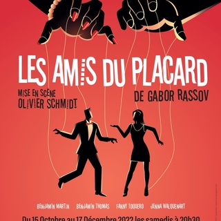 Le metteur en scène Olivier Schmidt revisite "Les amis du placard" de Gabor Rassov, une pièce à ne pas manquer au Théo Théâtre !
