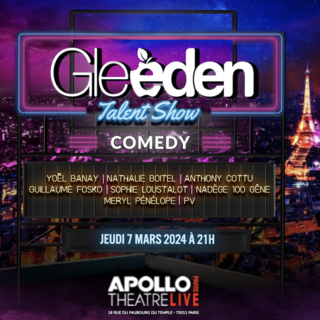 Évènement : le Gleeden Talent Show est de retour le 7 mars à l'Apollo Théâtre !