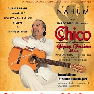 Chico fait L’Olympia le 31 octobre a 20H30 !