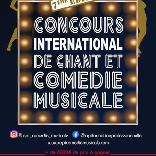 Appel à candidatures : vous chantez ? Participez au Concours international de chant et comédie musicale des API, avec Soledad Franco, directrice de Casting.fr, dans le jury