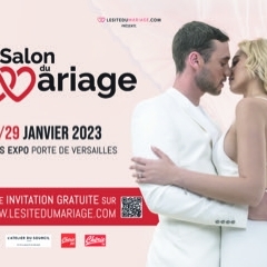 ÉVÈNEMENT ! Retrouvez le Salon du Mariage les 28 et 29 janvier à Paris Expo Porte de Versailles pour un évènement unique en France !