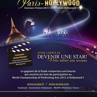Concours Paris Hollywood : Nouveaux talents tous domaines confondus avec Casting.fr