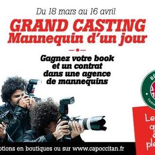GRAND CASTING : Mannequin d’un jour en partenariat avec Casting.fr