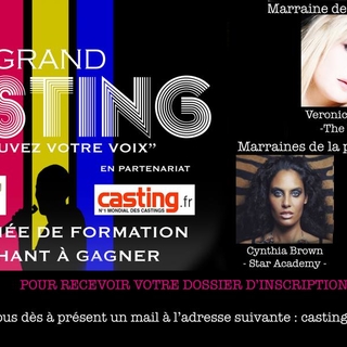 Casting.fr vous offre une année de formation, participez au concours : Trouvez votre voix