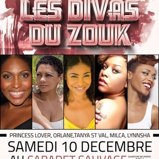Une soirée sensuelle venue tout droit des caraïbes vous attend, Les Divas du Zouk sont au Cabaret Sauvage ce samedi 10 décembre