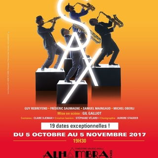 Quatre virtuoses du saxophone dans les " Désaxés" au Théâtre de l'Alhambra... A voir absolument!