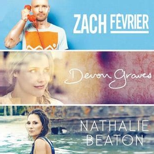 Concert Au Divan du monde: Zach Février, Devon Graves, Nathalie Beaton vous donnent rendez -vous