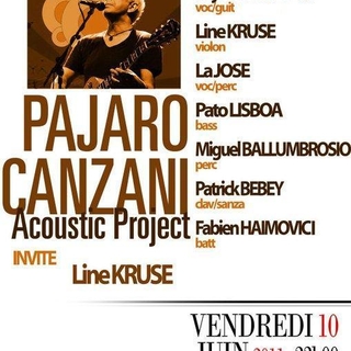 Pajaro Canzani Vendredi 10 juin au club Le baiser salé !