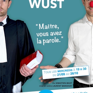 "Maître, vous avez la parole" de Sébastien Wust un spectacle divinement drôle sur le métier d'avocat écrit par un avocat, à voir dès aujourd'hui au Théâtre Bo.