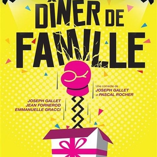 "Diner de Famille" au théâtre Edgar , on vous garantit un joyeux beau moment de théâtre!