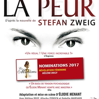 "La Peur", l'adaptation de la nouvelle de Stefan Zweig est actuellement au Théâtre Michel, gagnez vos places !