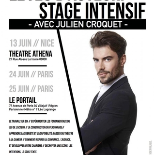 Casting.fr collabore pour la seconde fois avec Julien Croquet pour ces stages intensifs de jeu d'acteur
