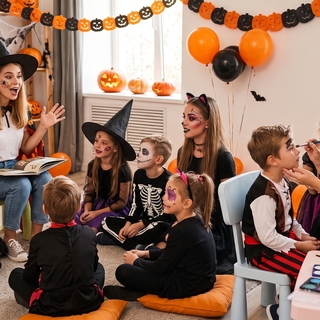 Casting animatrice pour une journée à thème Halloween avec des enfants entre 4 et 15 ans