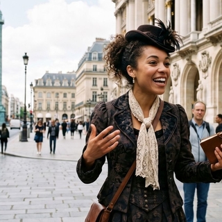 Casting comédienne de 20 à 40 ans anglophone pour visite théâtralisée à Paris