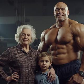 Casting enfant, femme âgée et bodybuilder pour tournage YouTube