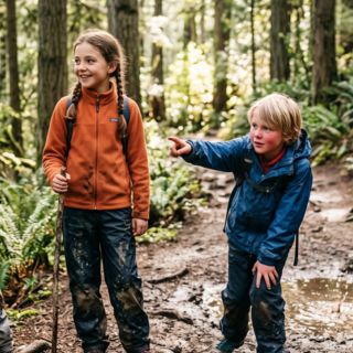 Casting enfant fille et garçon mesurant environ 1m40 pour shooting photo et vidéo pour une marque de vêtements outdoor en Belgique