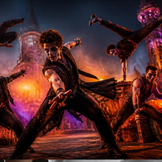 Casting danseurs et acrobates pour spectacle d'Halloween dans un parc à thème du sud de la France