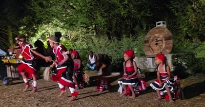 Spectacle danse traditionnelle africaine (Bwiti du Gabon), juillet 2025