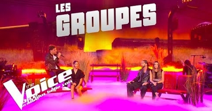 Johnny Hallyday - J'oublierai ton nom - FG Lucas, Eÿs, Manon et César | The Voice 2025 | Les...