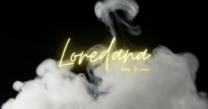 Loredana officiel Cover dans le noir slimane