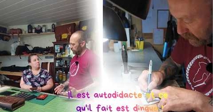 Il est autodidacte et ce qu'il fait est dingue !