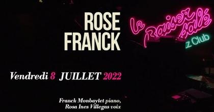 Rose Franck extraits au Baiser Salé 2022