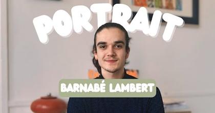 Portrait - Barnabé Lambert, lauréat des Planches de l’ICART 2024