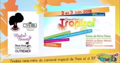 Portrait au Concours Carnaval Tropical 2018