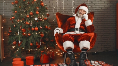 Casting homme Père Noël pour animation centre commercial