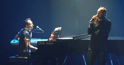 Pascal Kartier en concert extrait de chansons avec  Eric Bauer au piano